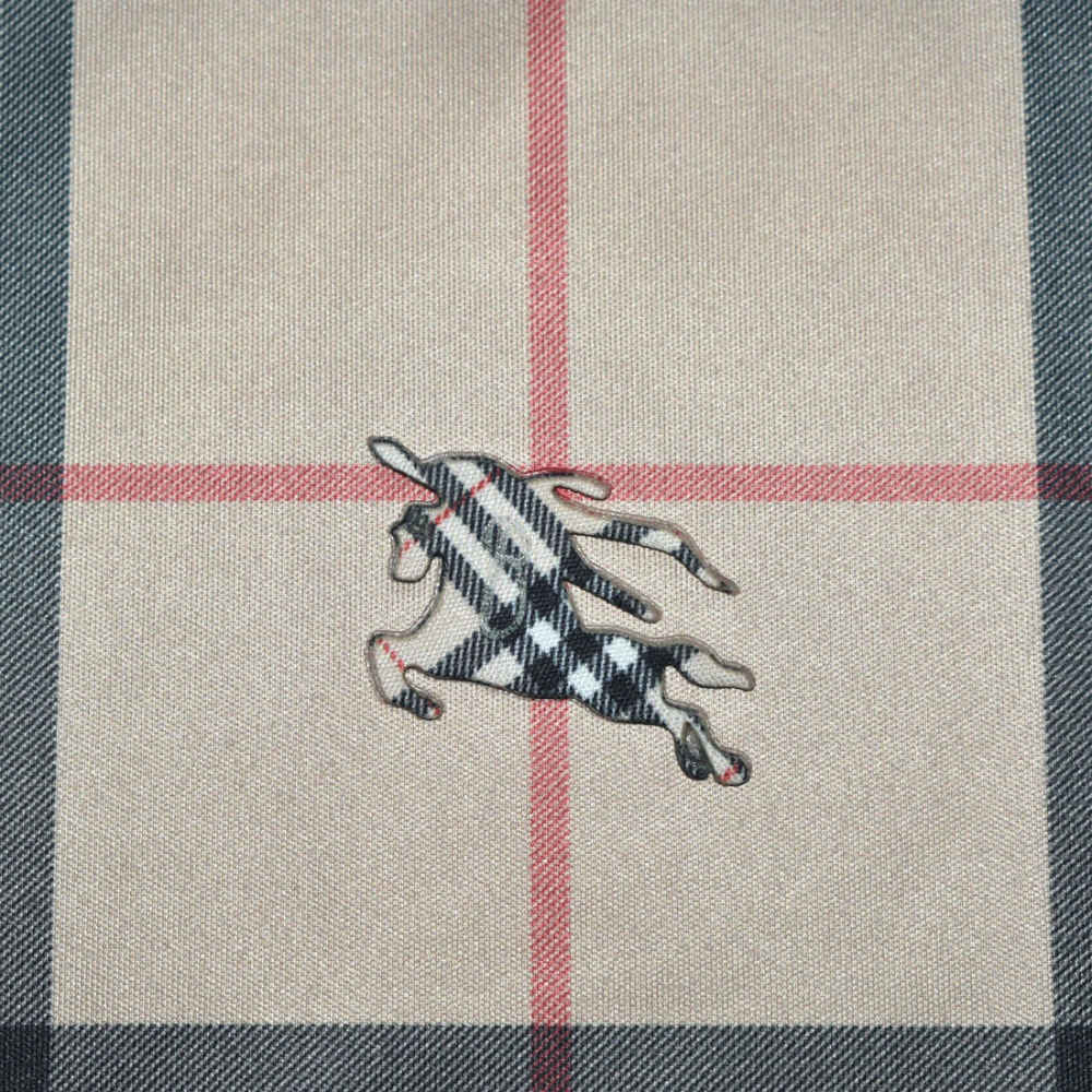 Burberry Brown Embroidered Logo Premium Polo T-shirt-thumb-3