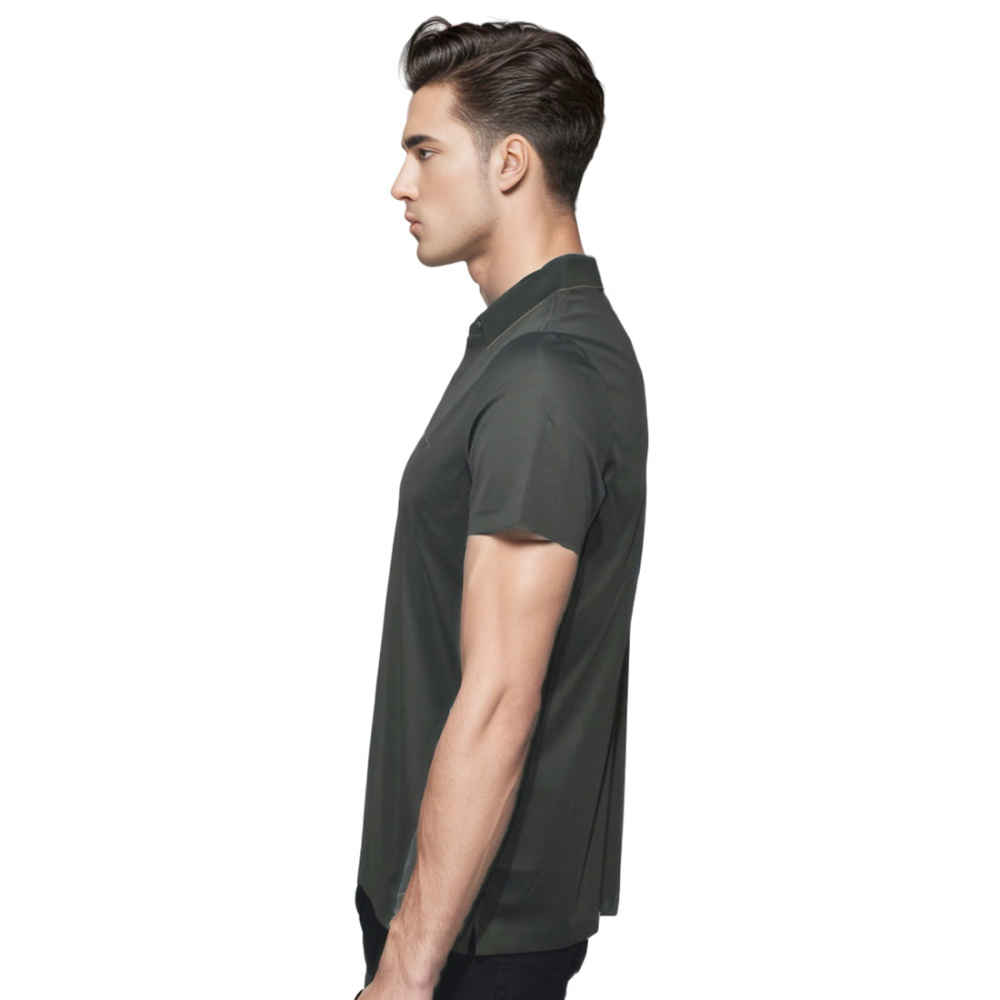 Dior Dark Green Premium Quality Polo Tees-2