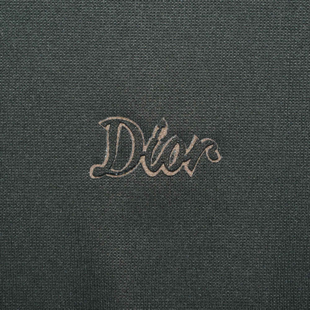 Dior Dark Green Premium Quality Polo Tees-3