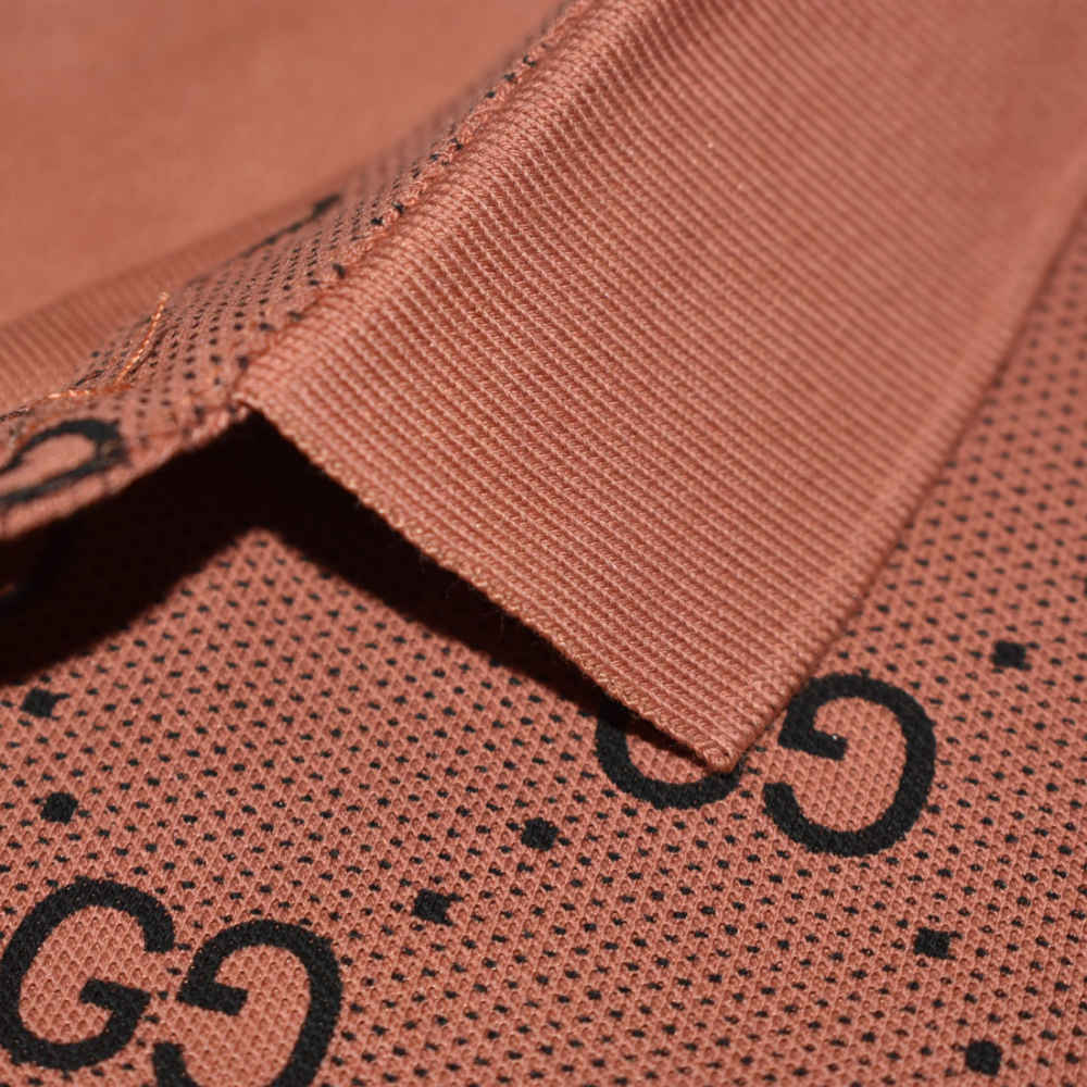 Gucci Brown Premium Quality Polo Tees-7
