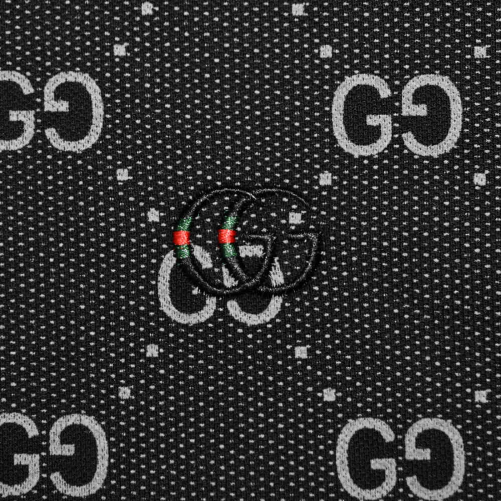 Gucci Black Premium Quality Polo Tees-4