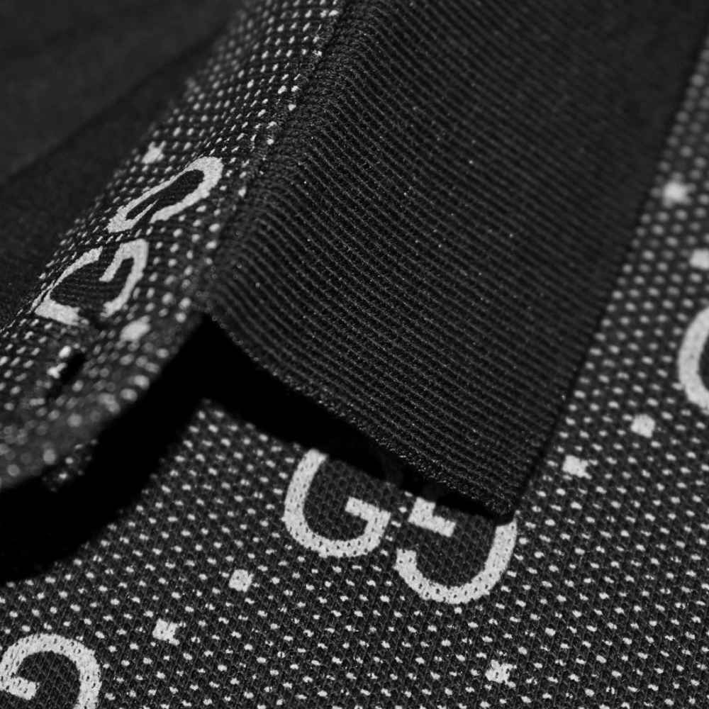 Gucci Black Premium Quality Polo Tees-5