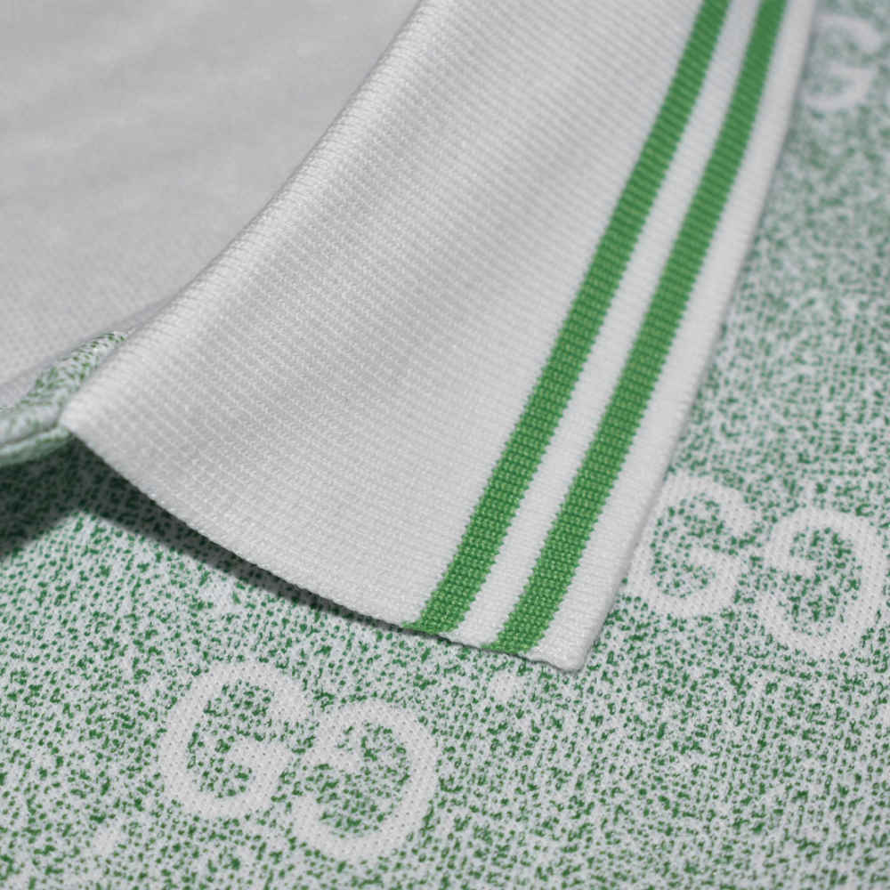 Gucci Green Premium Quality Polo Tees-thumb-3