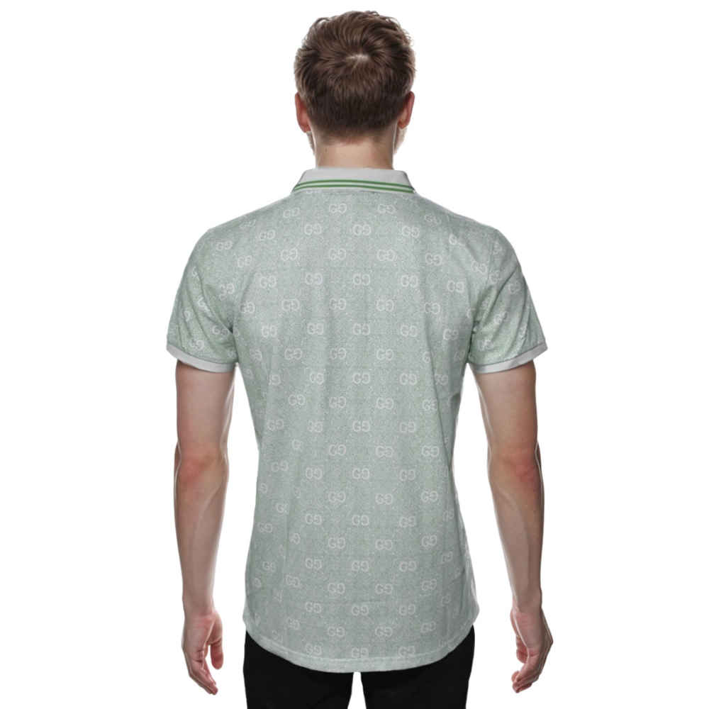 Gucci Green Premium Quality Polo Tees-thumb-1