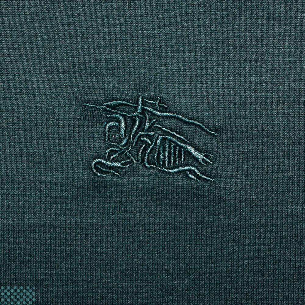 Burberry Green Premium Quality Polo Tees-thumb-3