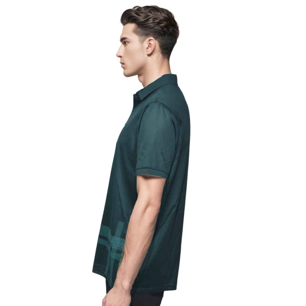 Burberry Green Premium Quality Polo Tees-thumb-2