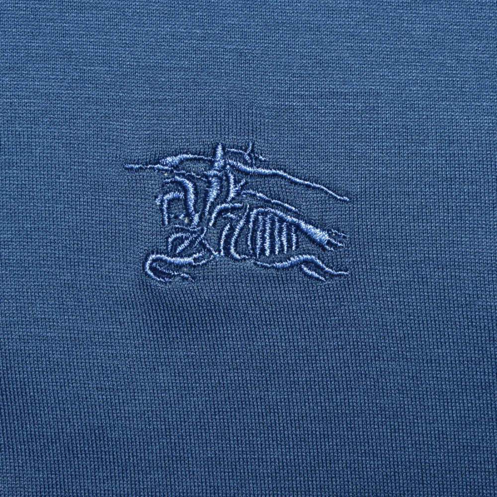 Burberry Blue Premium Quality Polo Tees-thumb-3