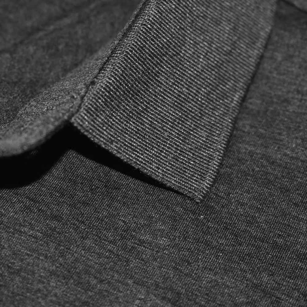 Burberry Grey Premium Quality Polo Tees-4