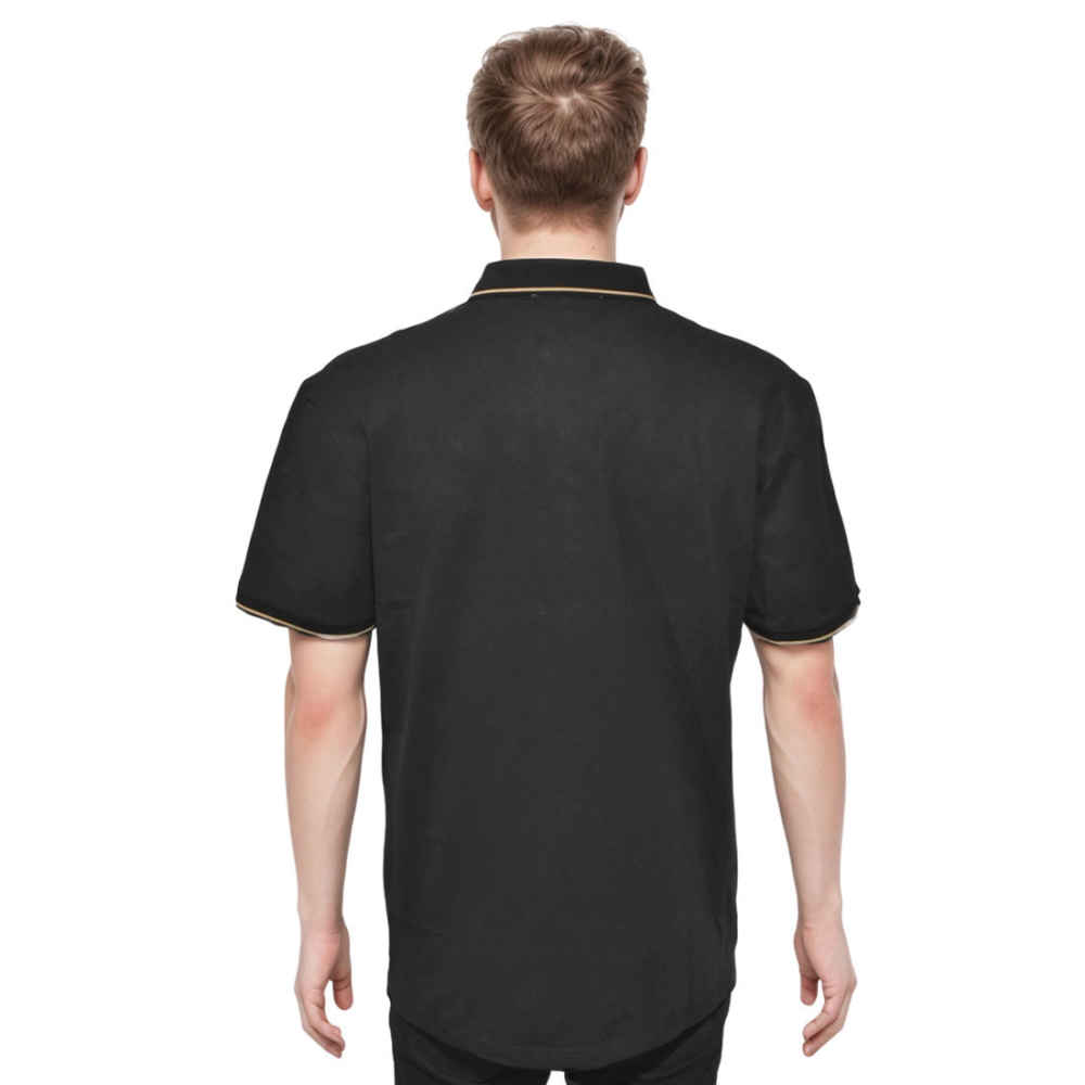 Dior Premium Black Quality Embroidered Polo T-shirt-1
