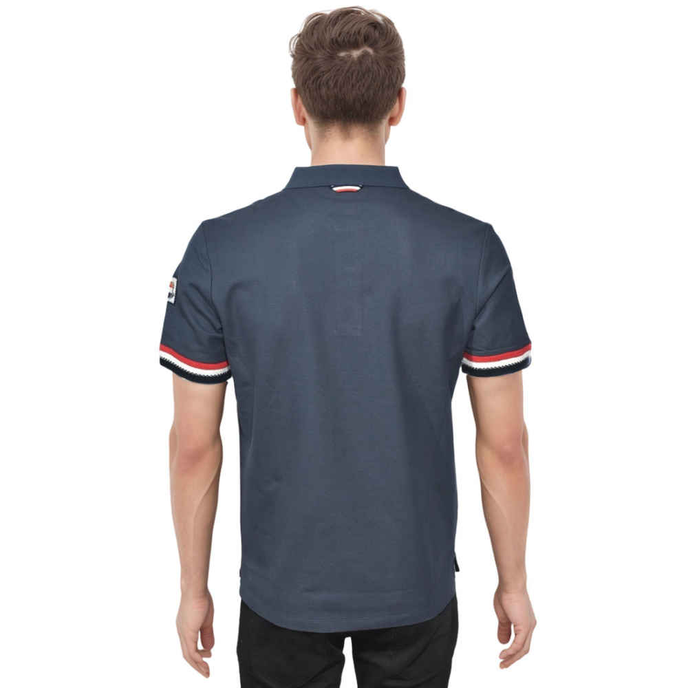 Moncler Blue Premium Quality Polo T-shirt-1