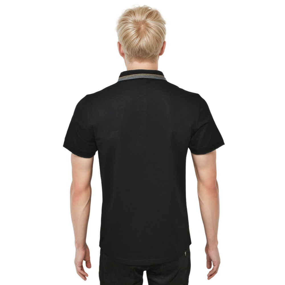 Burberry Black Premium Quality Polo Tees-1