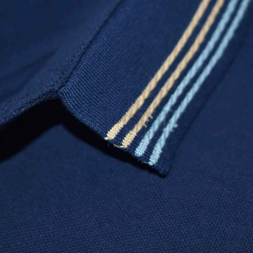 Burberry Blue Premium Quality Polo Tees-4