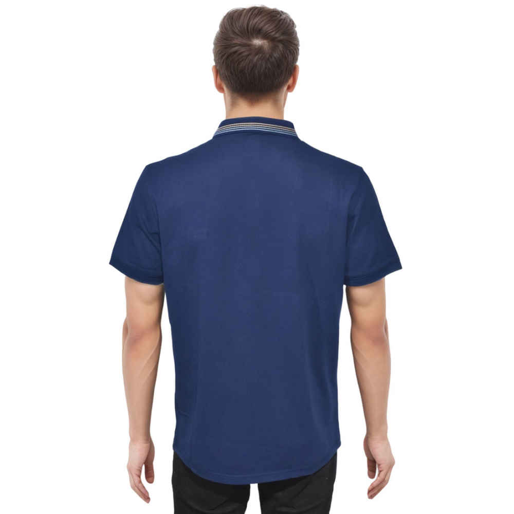 Burberry Blue Premium Quality Polo Tees-1