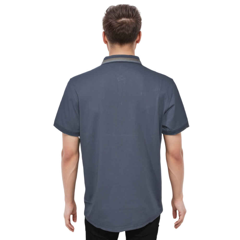 Burberry Light Blue Premium Quality Polo Tees-1