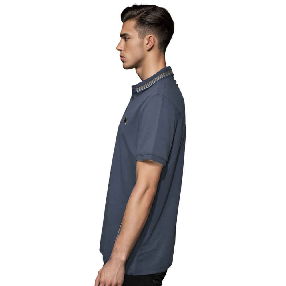 Burberry Light Blue Premium Quality Polo Tees-2