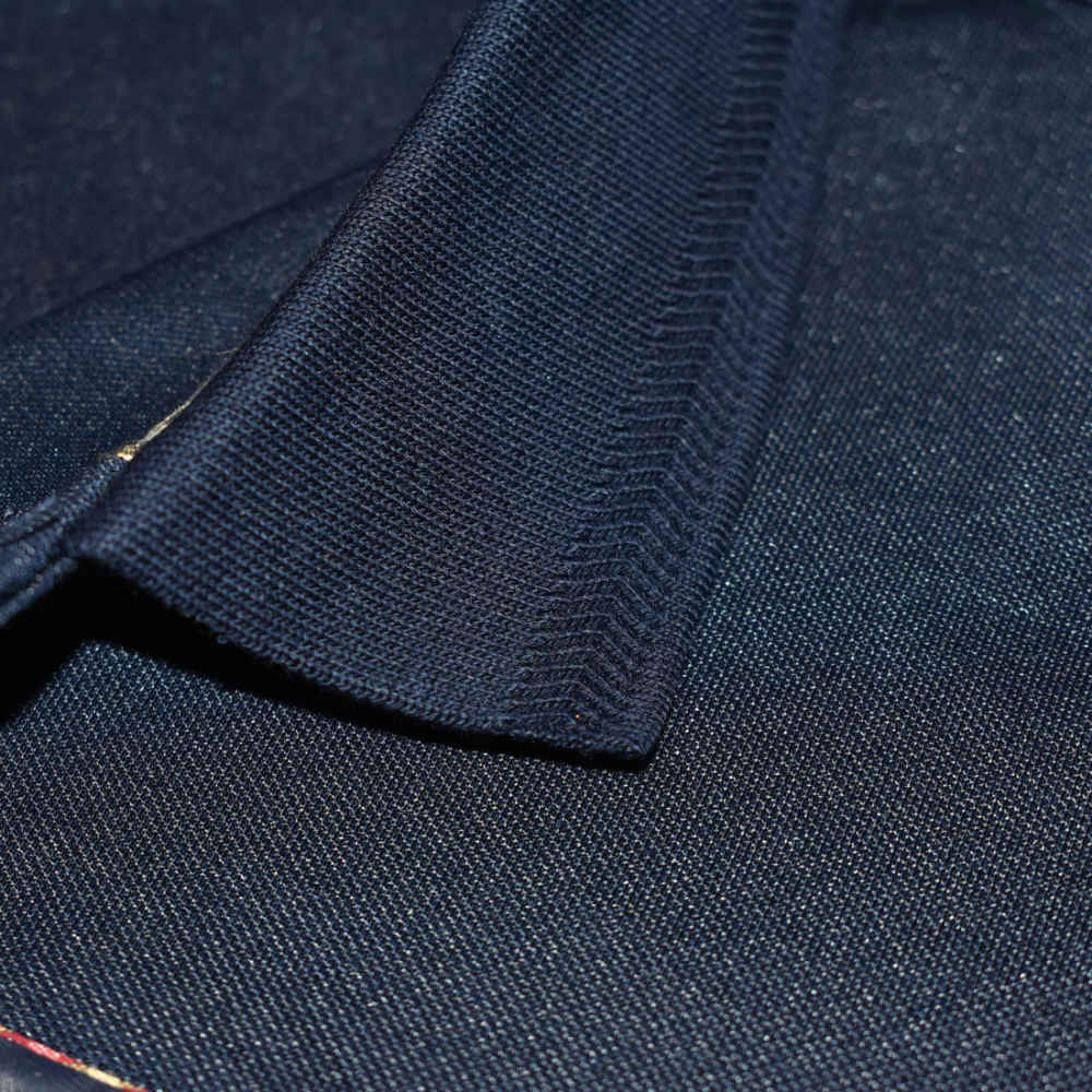 Burberry Blue Premium Quality Polo Tees-thumb-4