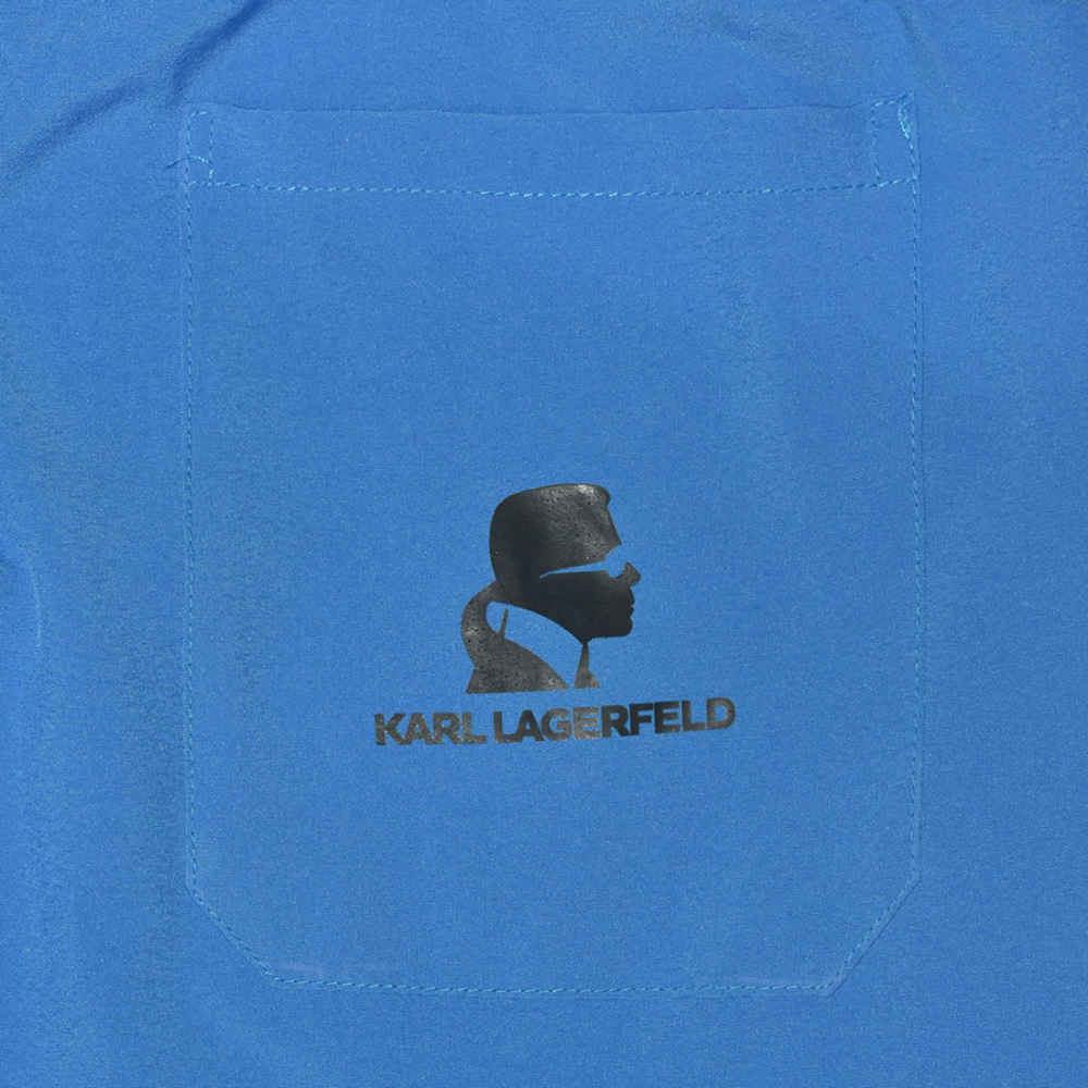 Karl Lagerfeld Blue Premium Quality Shorts-thumb-3