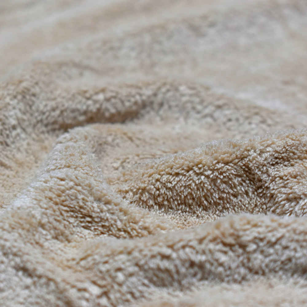 Hermes Paris Embroidery Logo Light Brown Towels - Set of 2-thumb-3