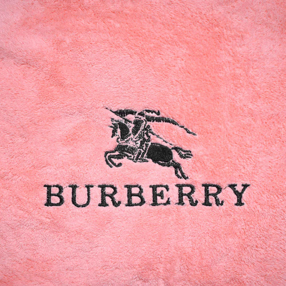 Burberry Pink Premium Quality Towel - Set of 2-1