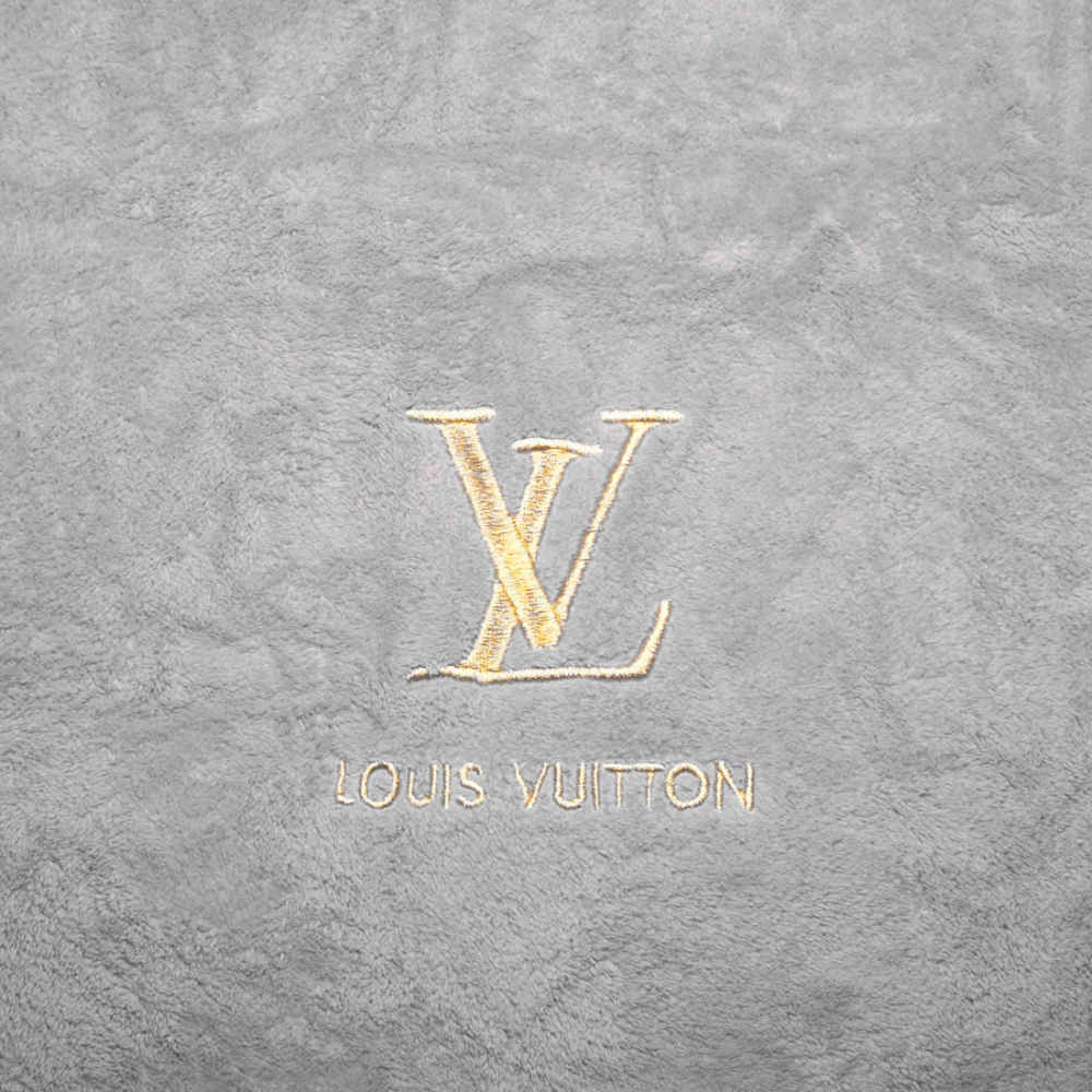 Louis Vuitton Grey Premium Quality Towels - Set of 2-1
