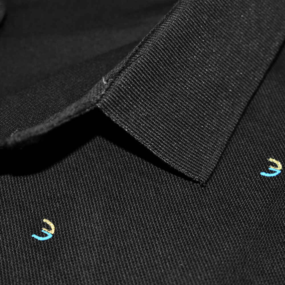 Giorgio Armani Black Premium Quality Polo Tees-4