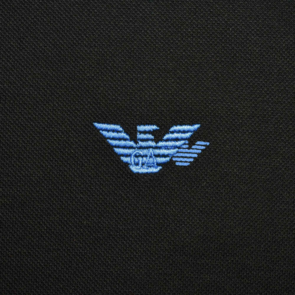 Giorgio Armani Black Premium Quality Polo Tees-3