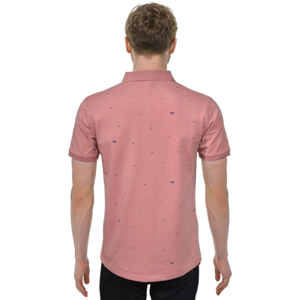 Giorgio Armani Pink Premium Quality Polo Tees-1