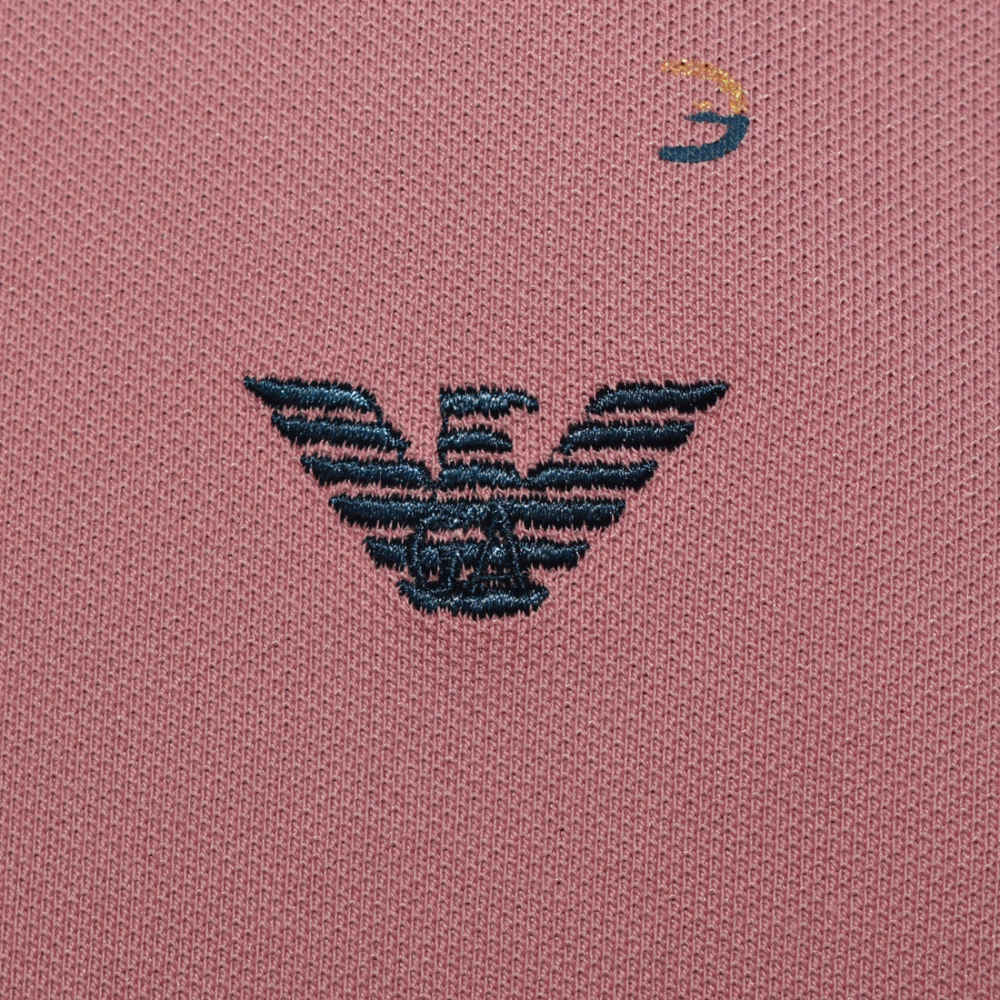 Giorgio Armani Pink Premium Quality Polo Tees-3
