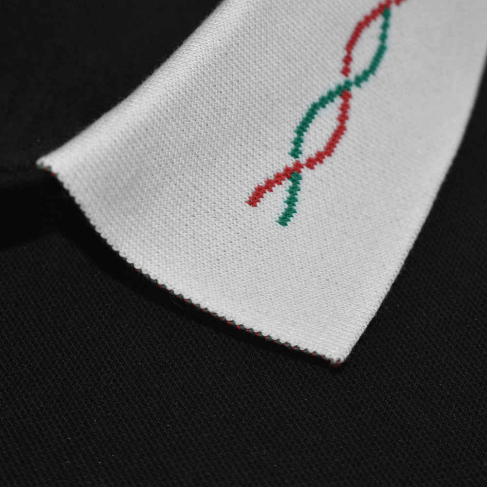 Gucci Black Premium Quality Polo Men's T-shirt-thumb-3