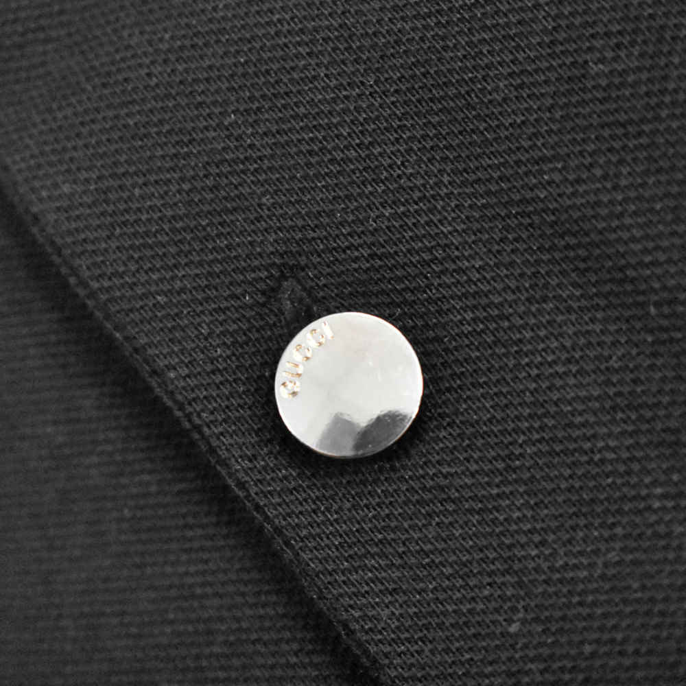 Gucci Black Premium Quality Polo Men's T-shirt-thumb-4