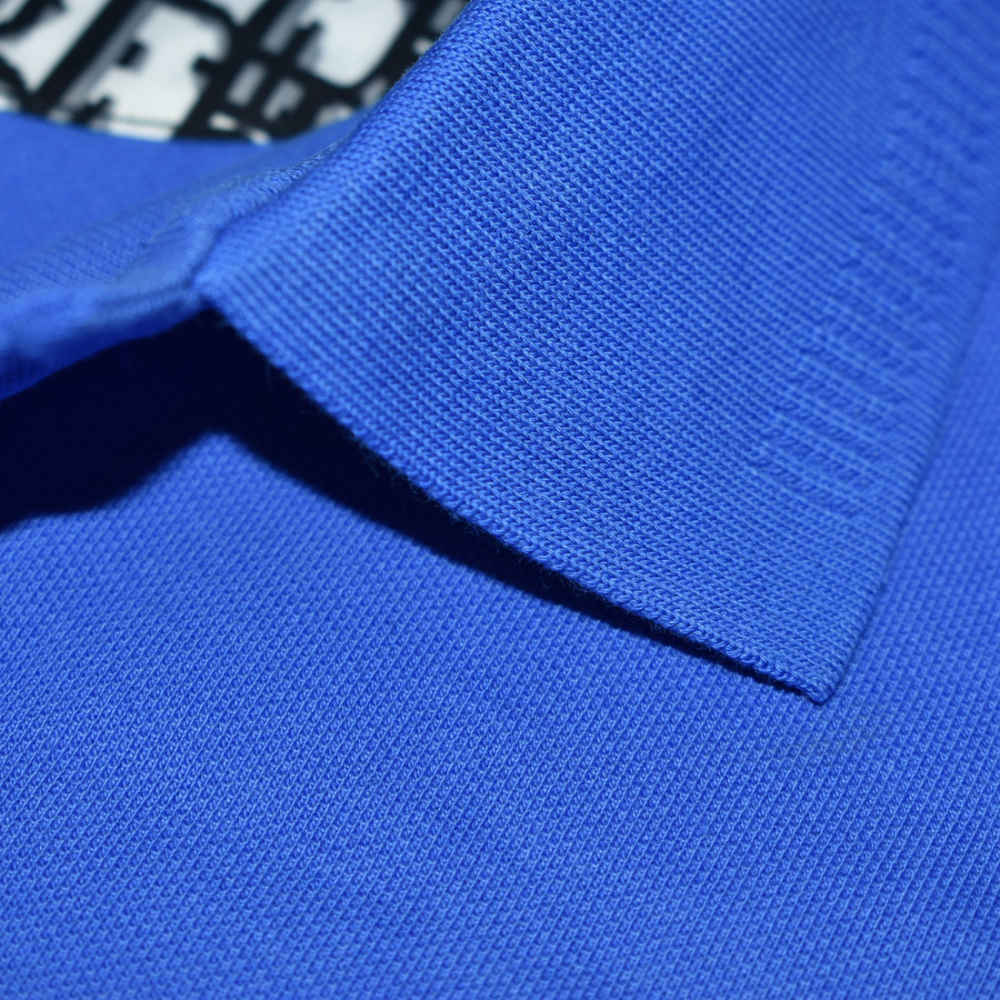 Dior Blue Premium Quality Polo Tees-4