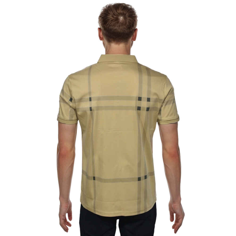 Burberry Brown Premium Quality Polo Tees-1