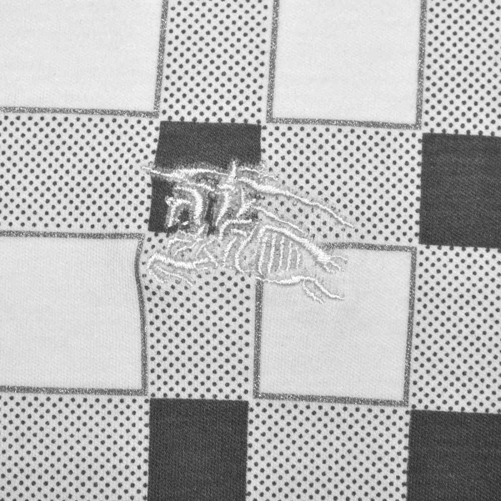 Burberry White Premium Quality Polo Tees-3