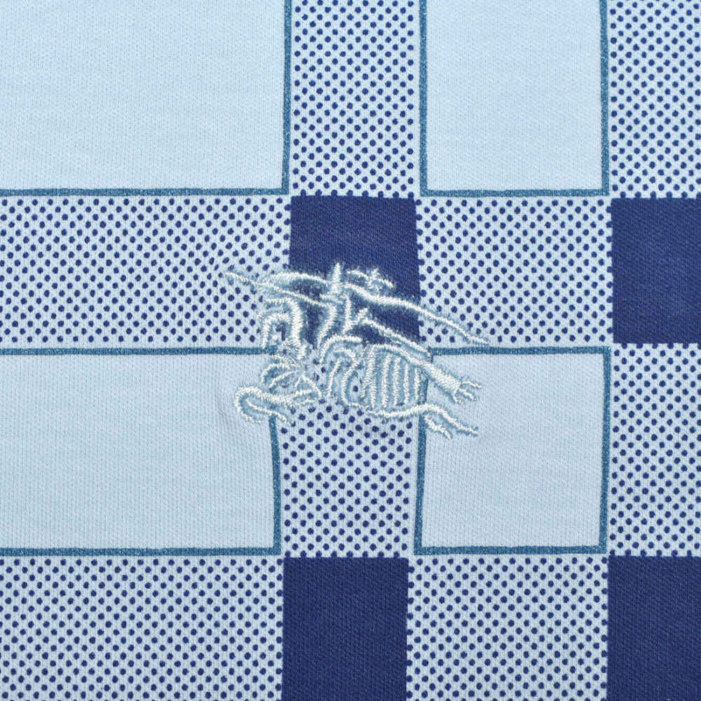 Burberry Sky Blue Premium Quality Polo Tees-thumb-3