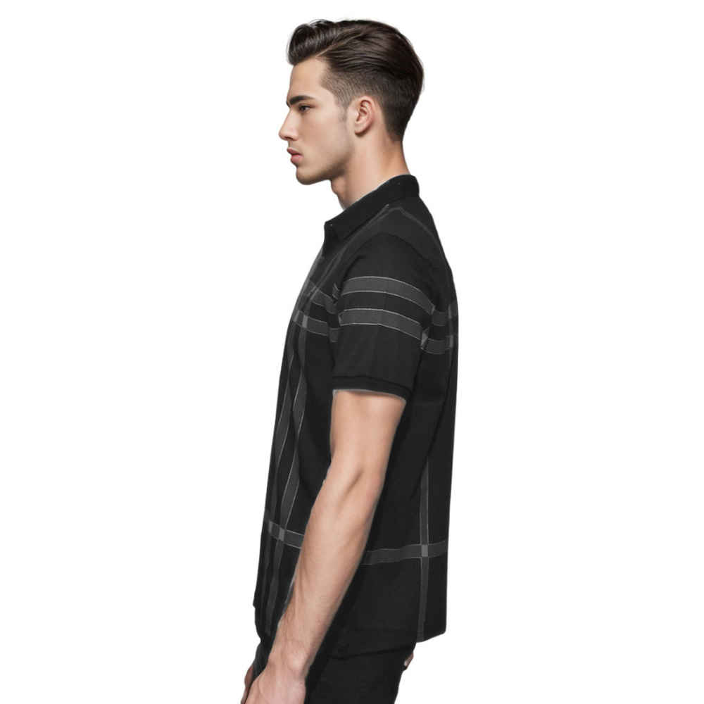 Burberry Black Premium Quality Polo Tees-2