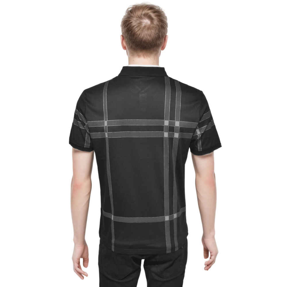 Burberry Black Premium Quality Polo Tees-1