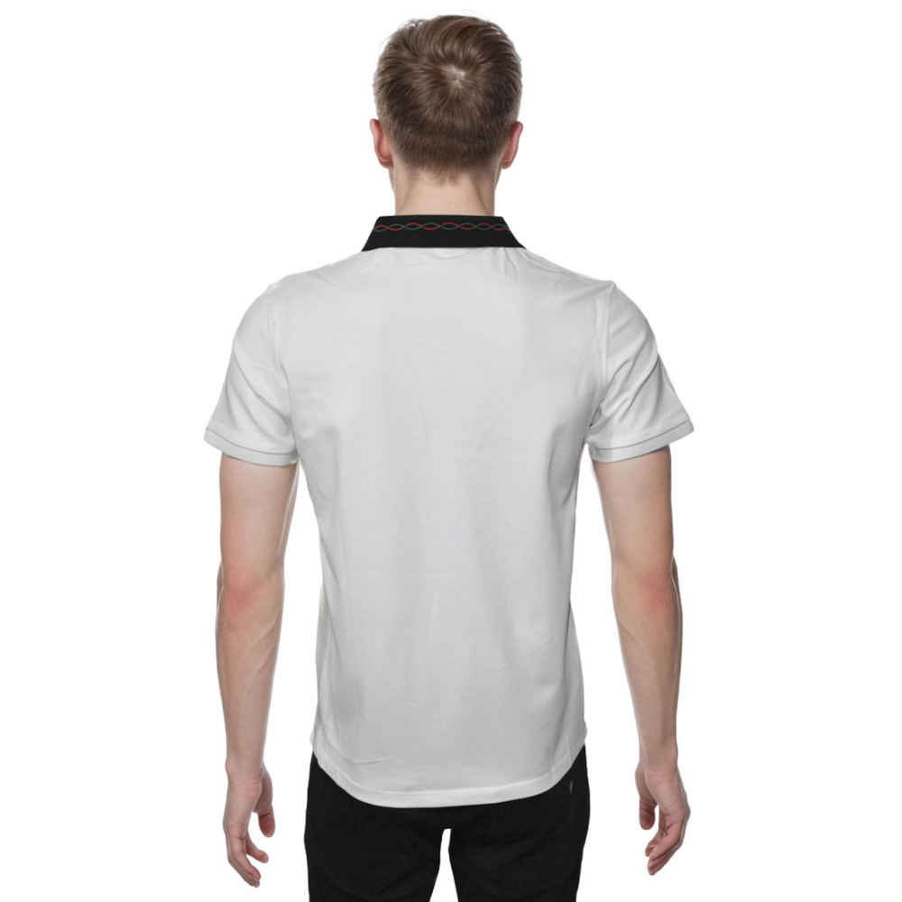 Gucci White Premium Quality Polo Men's T-shirt-thumb-1