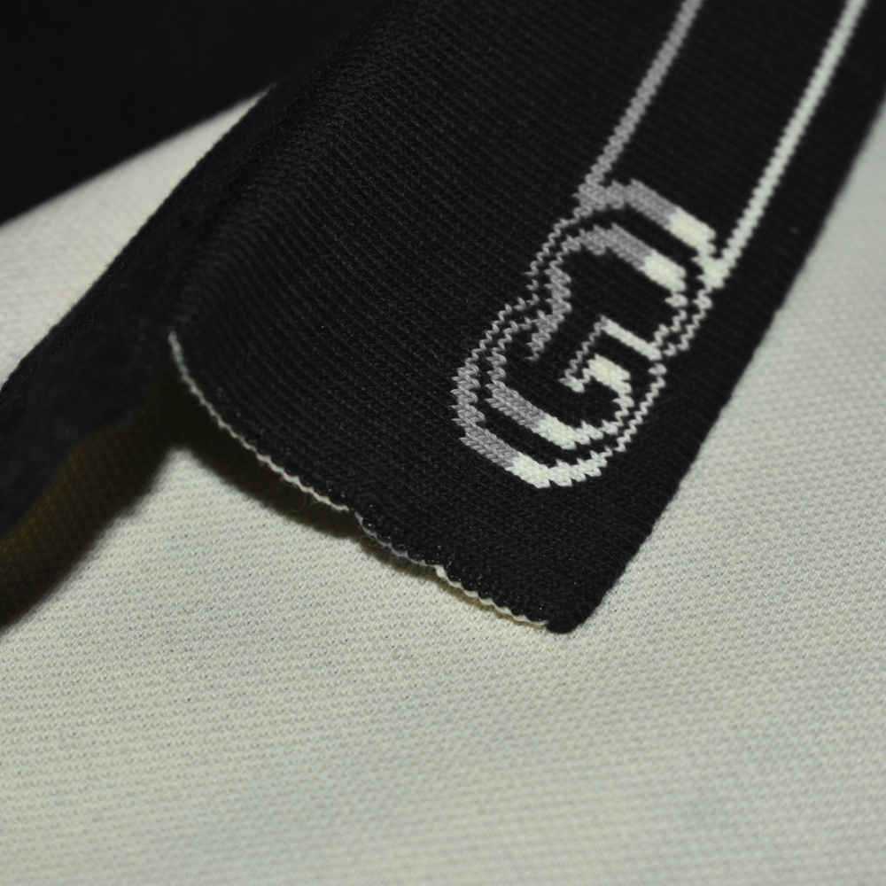 Gucci Black Monogram Print Premium Polo T-shirts-thumb-4