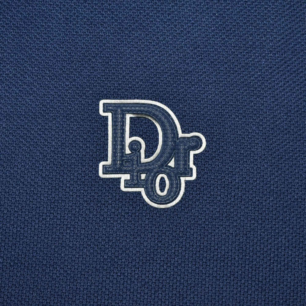 Dior Navy Blue Premium Quality Polo Tees-3