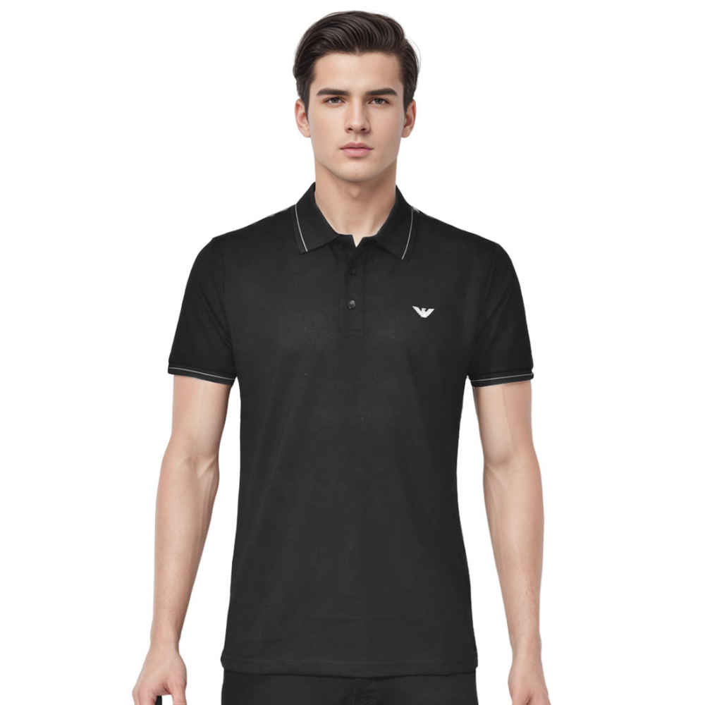 Emporio Armani Black Premium Quality T-shirt-thumb-0