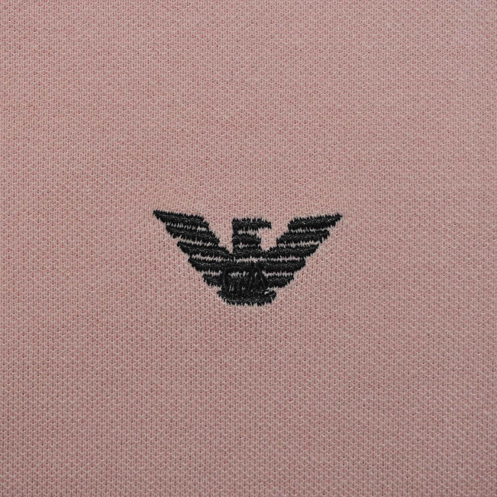 Emporio Armani Pink Premium Quality T-shirt-thumb-3
