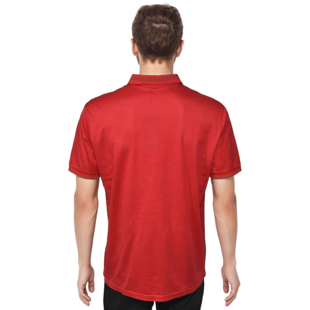 Burberry Red Premium Quality Polo Tees-1