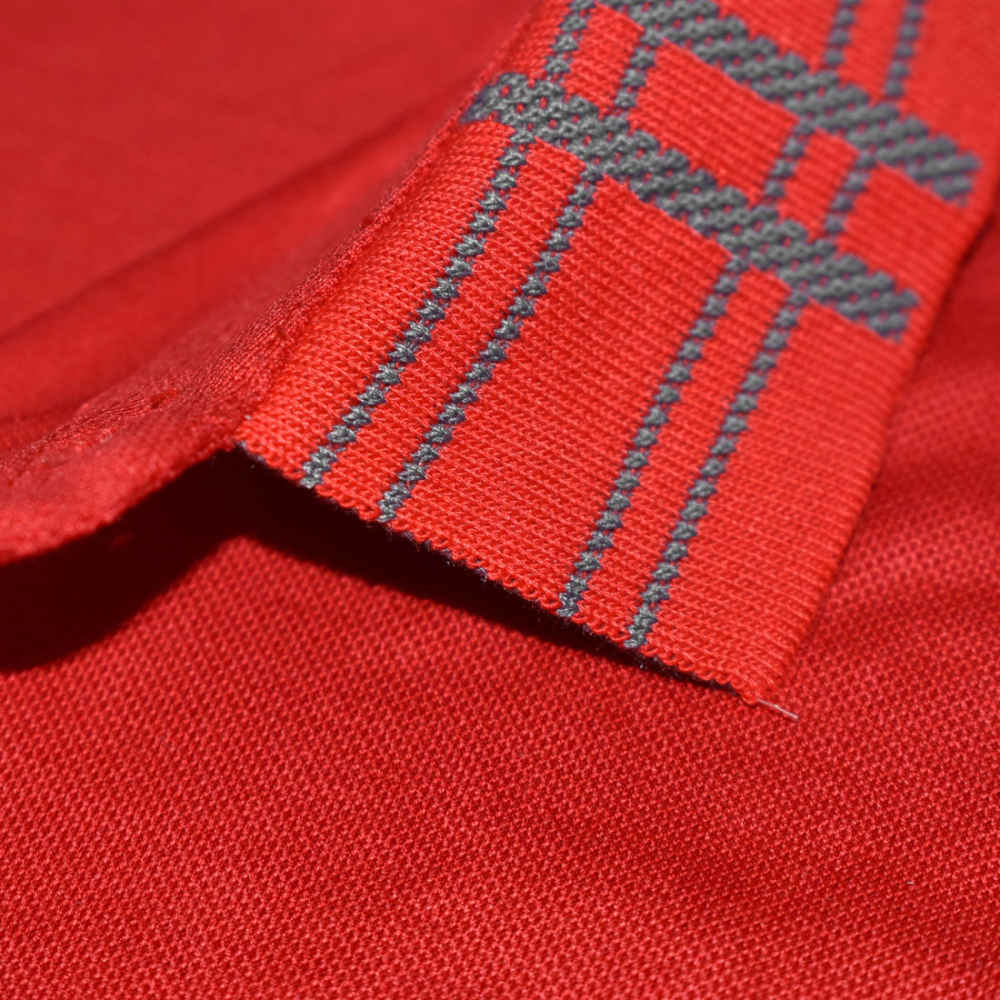 Burberry Red Premium Quality Polo Tees-4