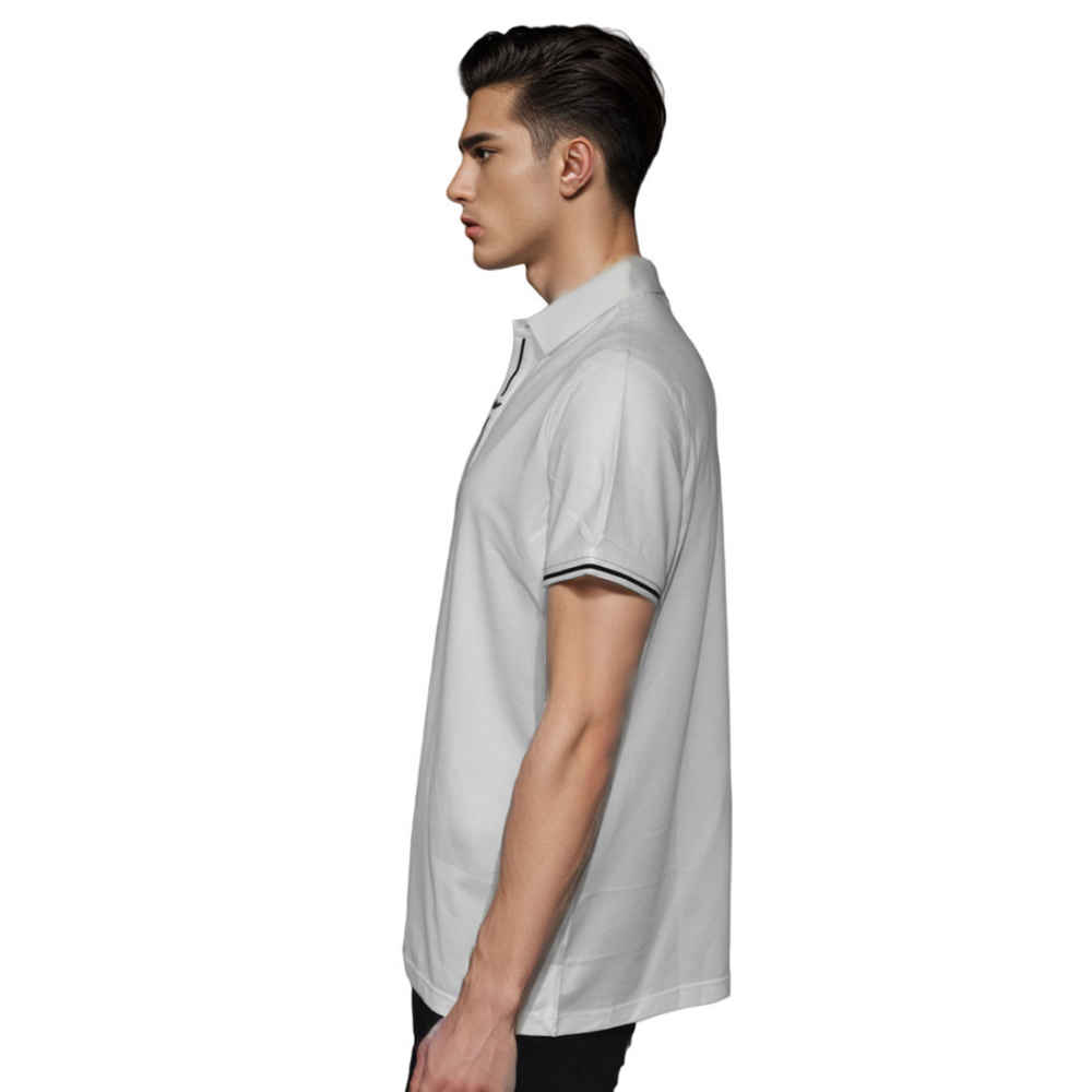 Emporio Armani White Premium Quality Polo Tees-thumb-2