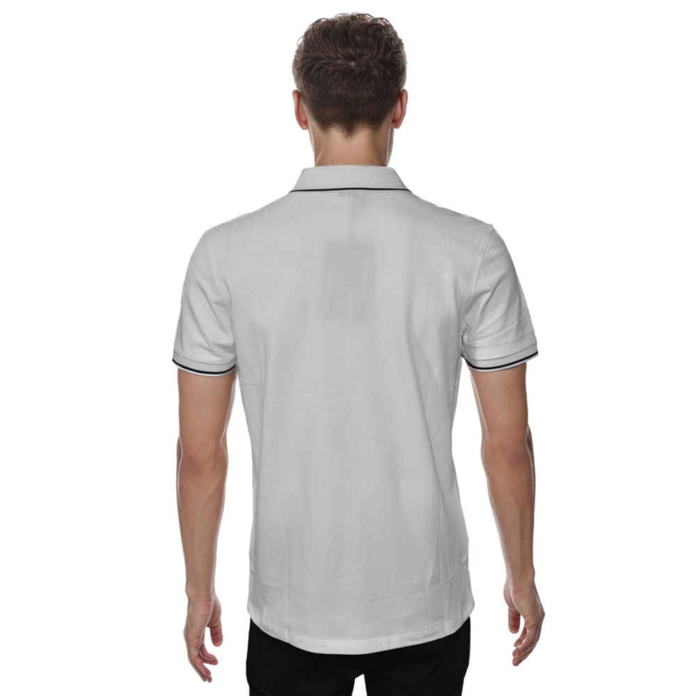 Burberry White Premium Quality Polo Tees-1