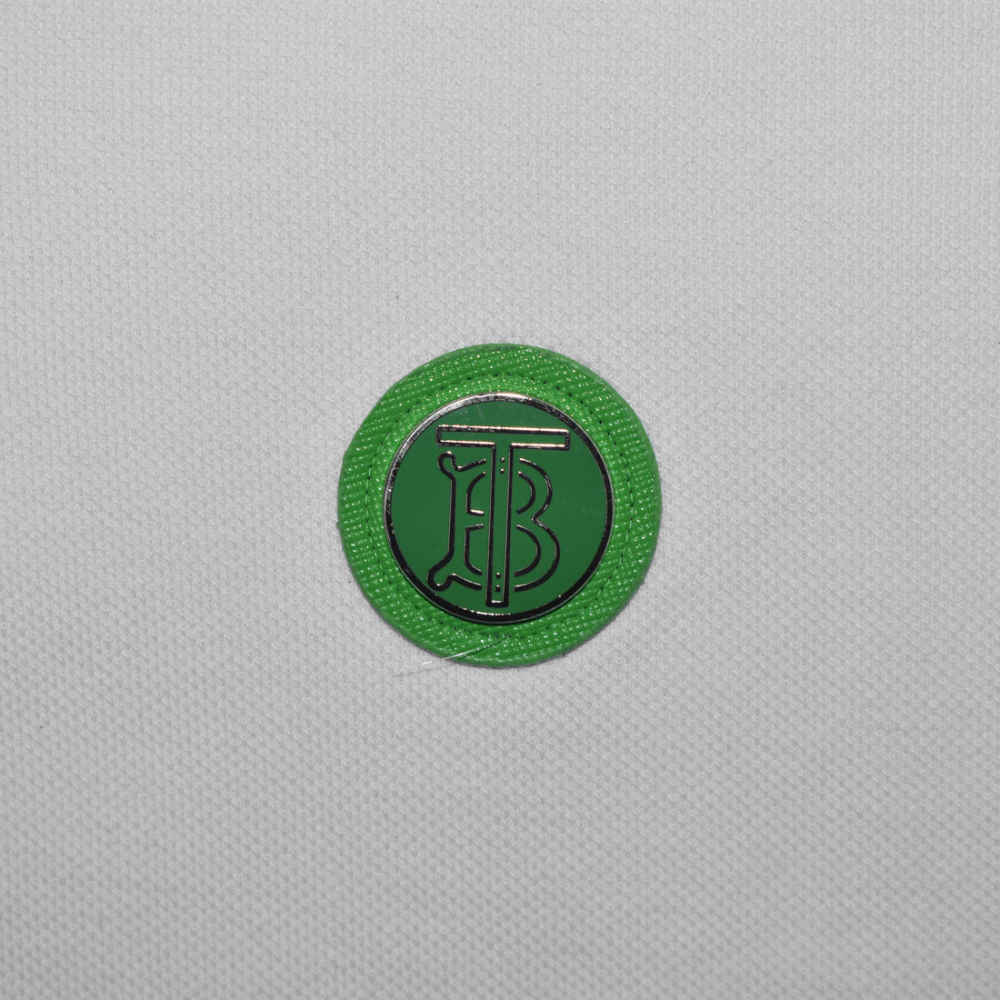 Burberry White Premium Quality Polo Tees-3