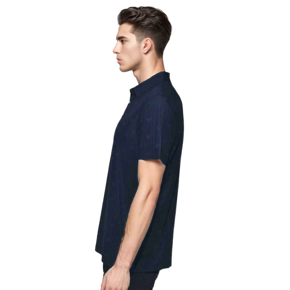 Giorgio Armani Blue Premium Quality Polo Tees-thumb-2