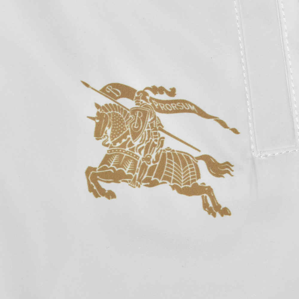 Burberry White Premium Quality Men's Shorts-thumb-2