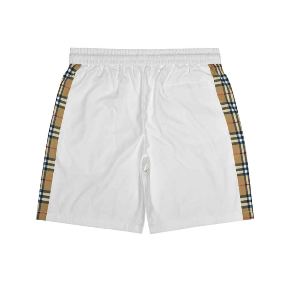 Burberry White Premium Quality Men's Shorts-thumb-1