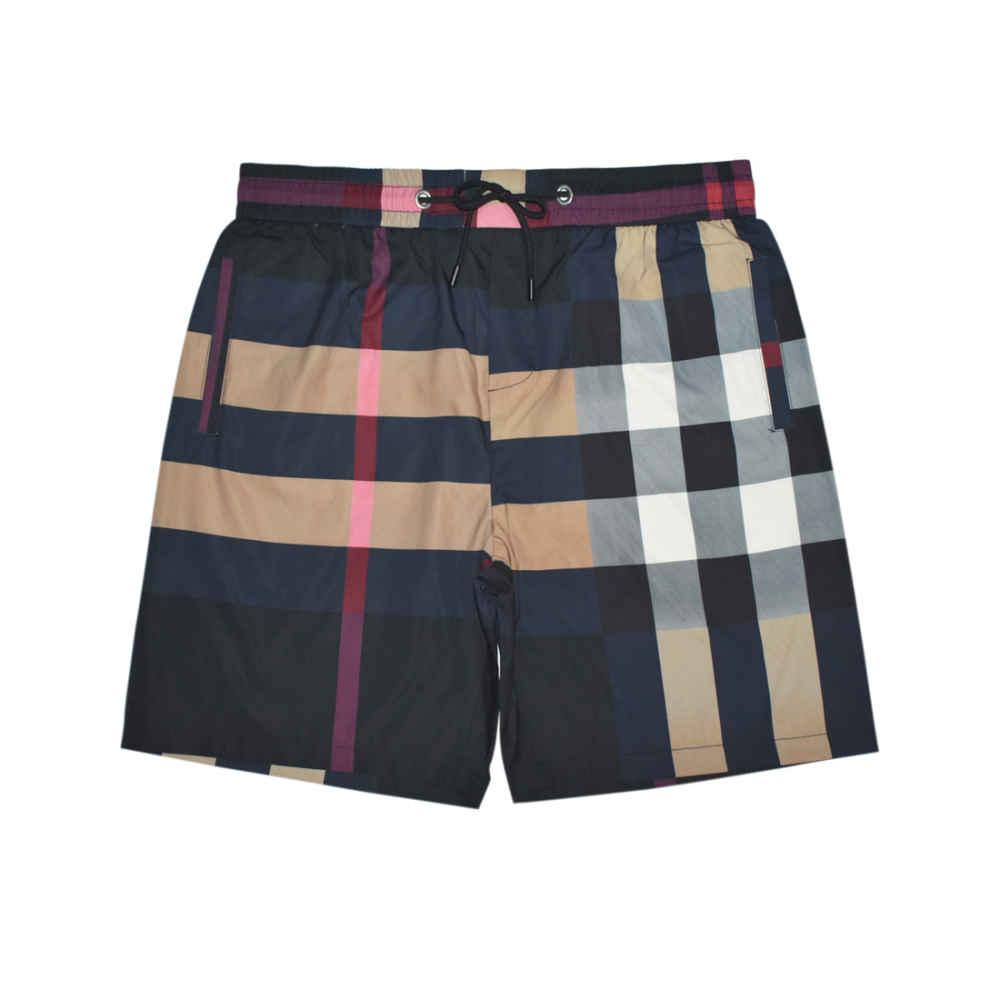 Burberry Black Check Swim Premium Shorts-thumb-0